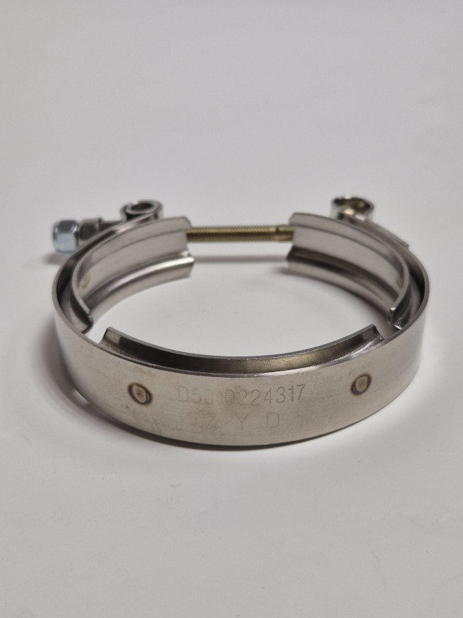 Хомут V-ленточный приемной трубы ISF3.8 D=89/(20) Bпаз= 10 мм C+