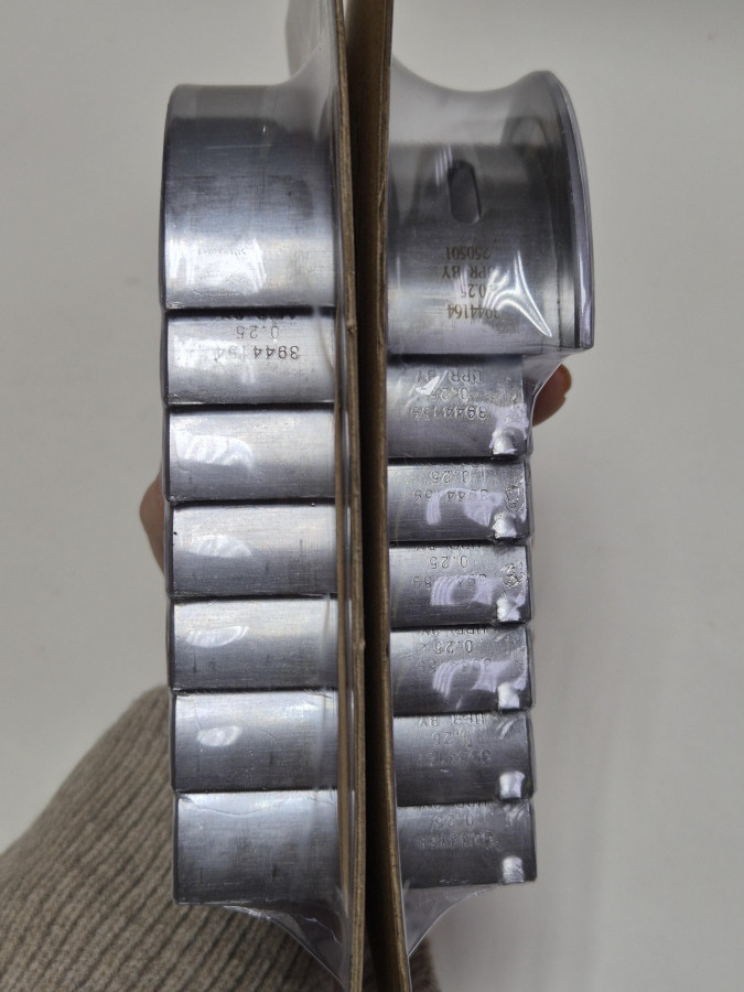 Вкладыши коренные 0.25 (6CT,L,ISCe,ISLe,QSC,QSL, СGe 8.3) 14шт с упорным верхним