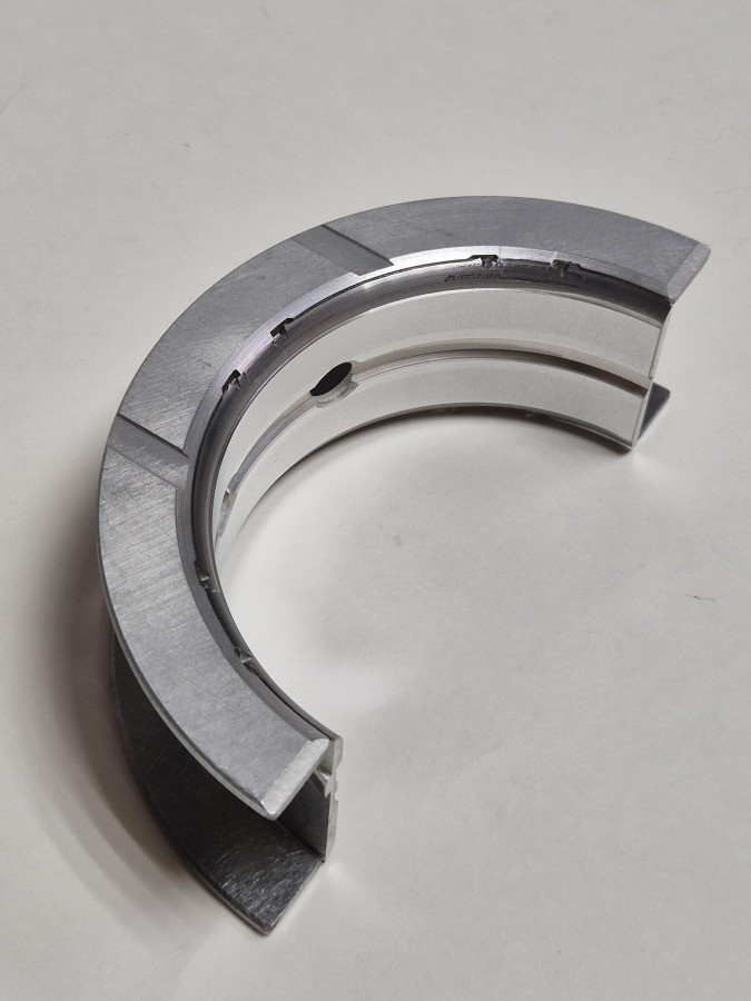 Вкладыш коренной упорный к/в верхний 0.00 ISF3.8,ISBe,ISDe,QSB,4BT,6BT 3978822,3927772,3906230 O+