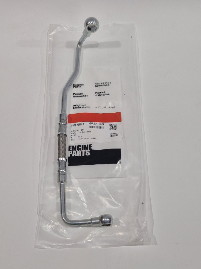 Трубка топливная ТННД длинная ISLe,QSL 3966317 С+