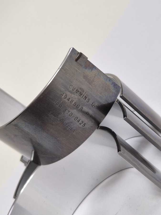 Вкладыш шатунный верхний ISF3.8/4.5,ISBe,ISDe,QSB,4BT,6BT 3969562,3939859,3901170,3901230 O+