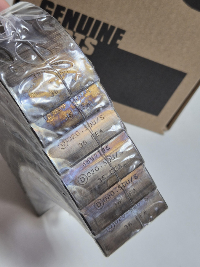 Вкладыши шатунные 0.50 6BT,нижние ISBe,ISDe,ISF3.8 (12шт.компл) C+