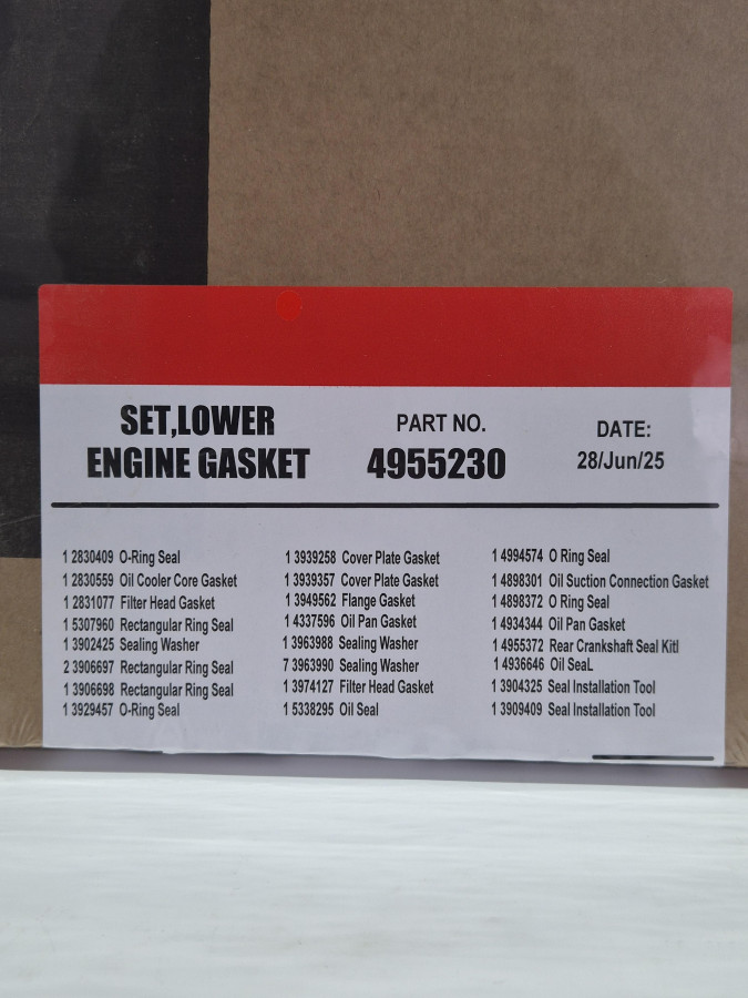 Комплект прокладок двигателя 6ISBe полный с ГБЦ C+