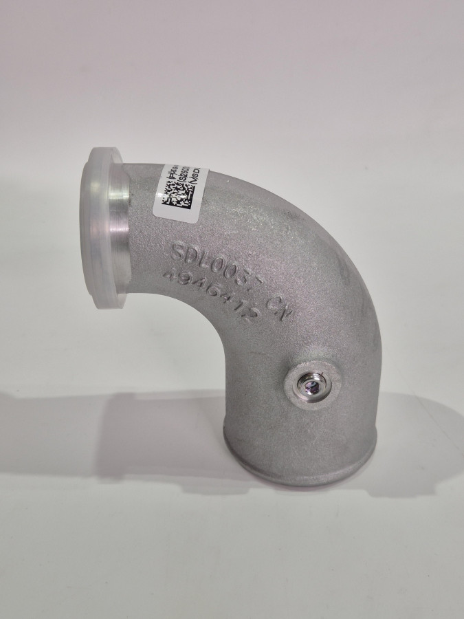 Патрубок турбины ISF3,8 Г-образн. металл. 4945501 O-