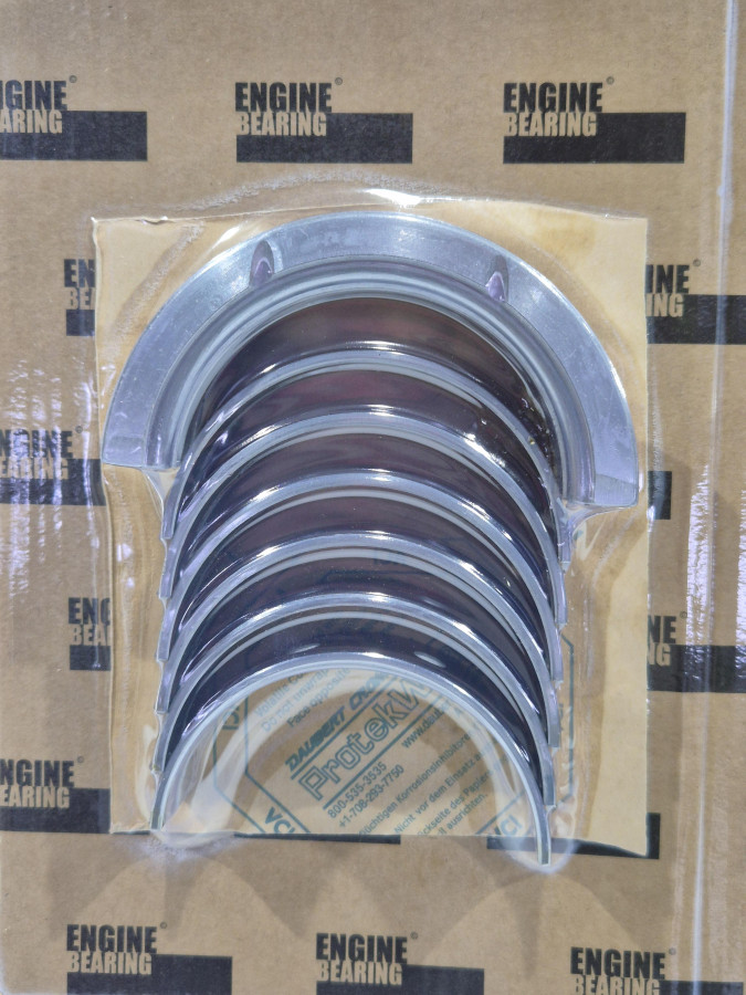 Вкладыши коренные 0.25 6BT,ISBe,ISDe,ISF3.8 (к-т 13 шт+1 шт упорный верхний) C+