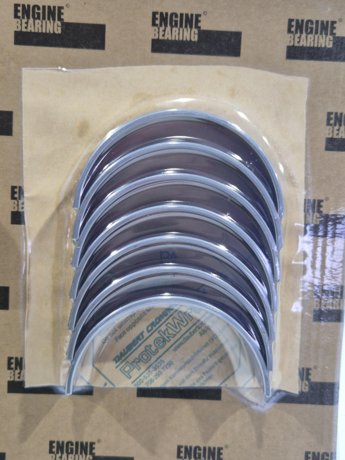 Вкладыши коренные 0.25 6BT,ISBe,ISDe,ISF3.8 (к-т 13 шт+1 шт упорный верхний) C+