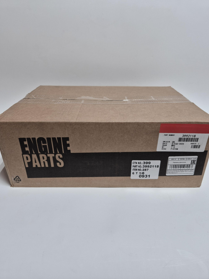 Поршень двигателя CGe250,CGe280,G6CTAA8.3 4089346,3607354 большая камера сгорания C+