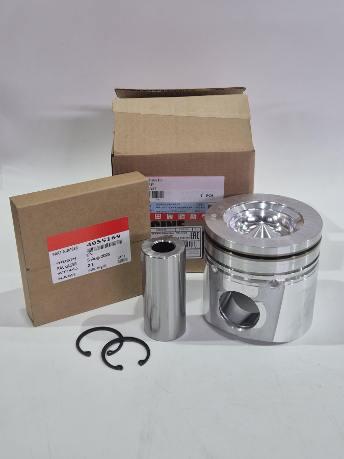 Поршень двигателя ISBe,ISDe 107 mm 4376115,4376349,4935932,4939181,5255257,5257639,5295570 в сб. C+