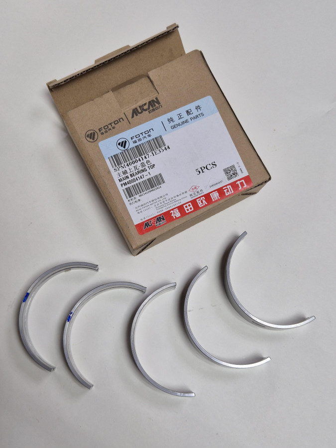 Вкладыш коренной верхний G21A (1E) O+