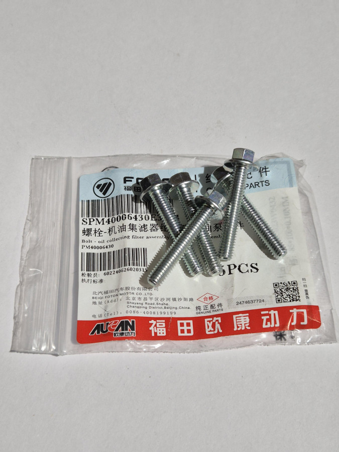 Болт крепления маслоприемника к масляному насосу G21A O+