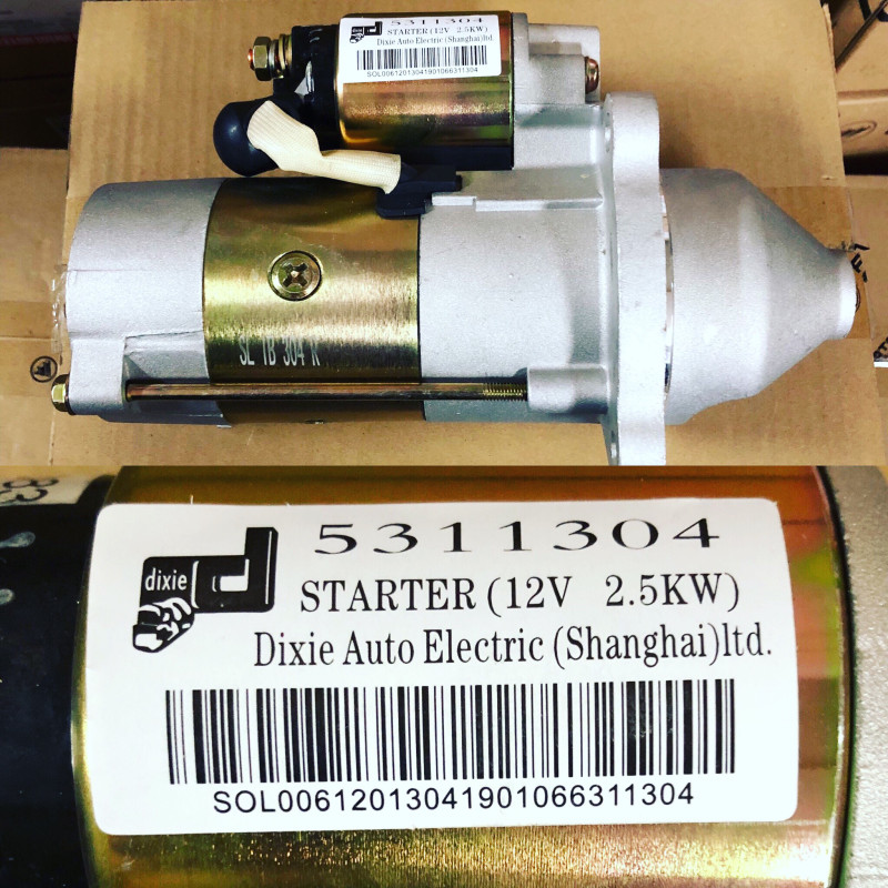 Стартер ISF 2.8 12V 2.5KW 10 зуб.5266969/5295576/5363153 C+